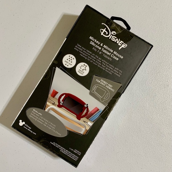 Disney Minnie & Mickey Mouse Silicone Tablet Case-New in Box - Picture 6 of 9